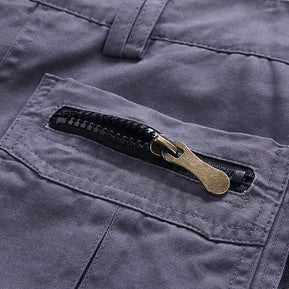 WW | Stylische Outdoor Cargoshorts Mit Reißverschlusstaschen Für Herren