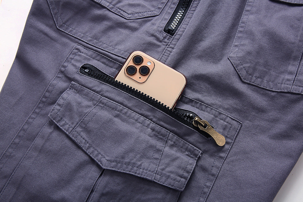 WW | Stylische Outdoor Cargoshorts Mit Reißverschlusstaschen Für Herren