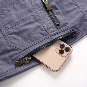 WW | Stylische Outdoor Cargoshorts Mit Reißverschlusstaschen Für Herren