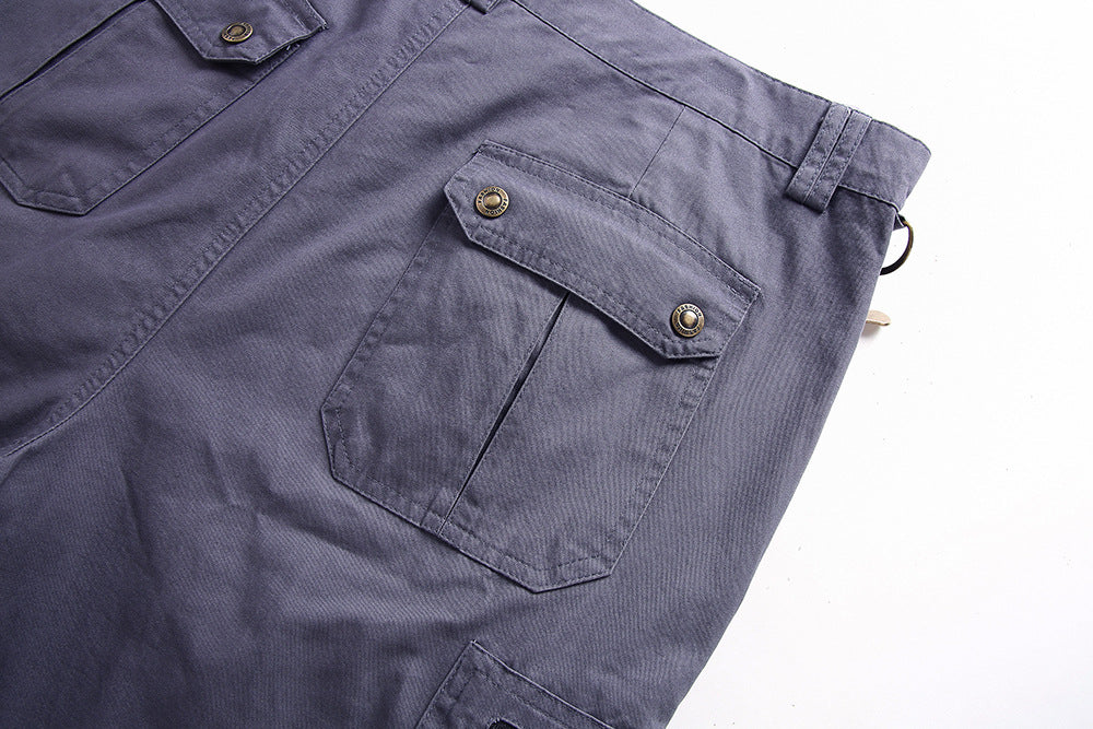 WW | Stylische Outdoor Cargoshorts Mit Reißverschlusstaschen Für Herren