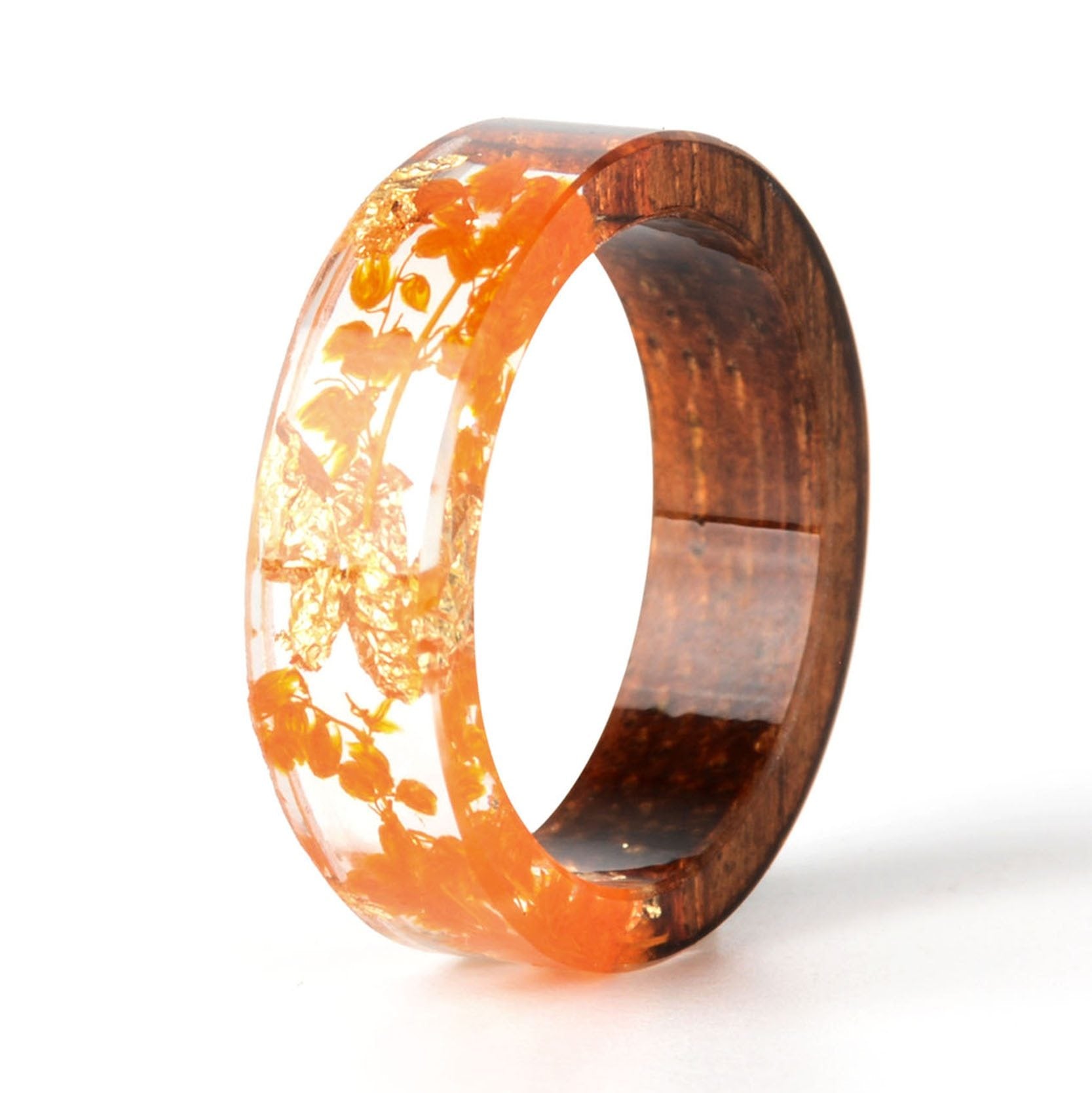 WW | Transparenter Holzharzring