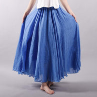 WW | Lässig fallender Boho Maxi Rock für Damen