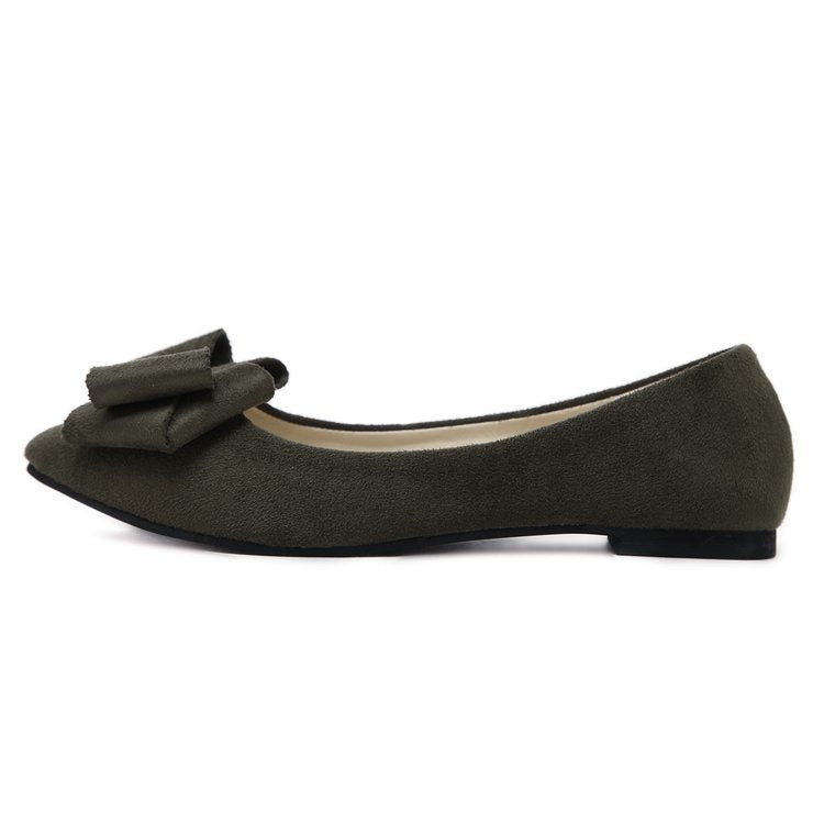 Damen Ballerinas mit elegantem Schleifen-Design und weichem Obermaterial WW