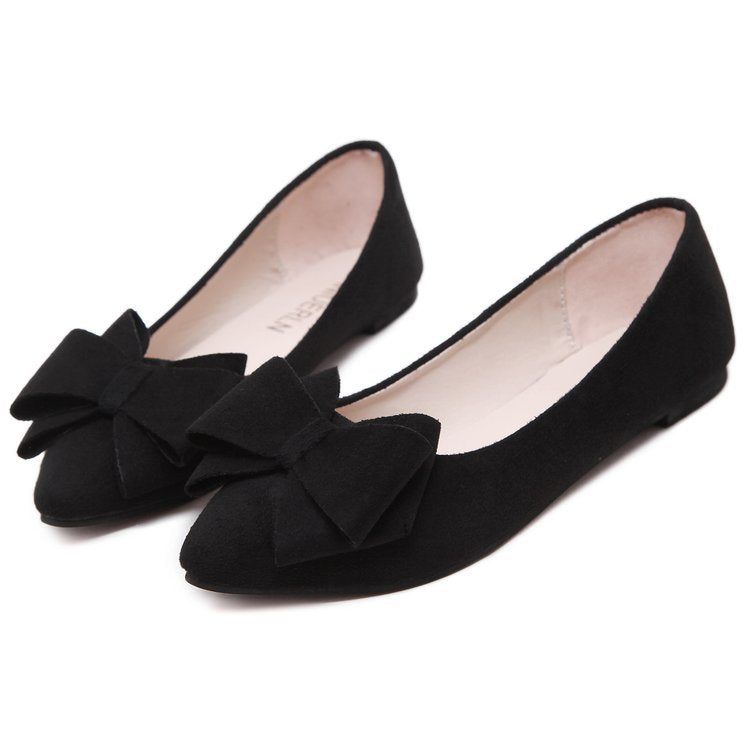 Damen Ballerinas mit elegantem Schleifen-Design und weichem Obermaterial WW