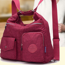 WW | Designer Handtasche Aus Wasserfestem Bylon Stoff Mit Großem Fassungsvermögen