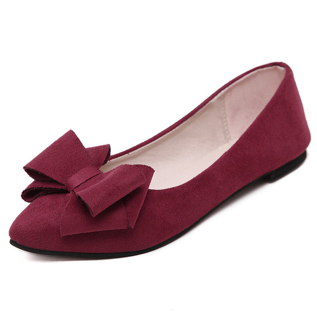 Damen Ballerinas mit elegantem Schleifen-Design und weichem Obermaterial WW