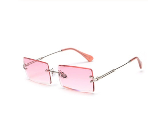 WW | Modische Rechteckige Sonnenbrille Im Retro Stil