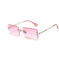 WW | Modische Rechteckige Sonnenbrille Im Retro Stil