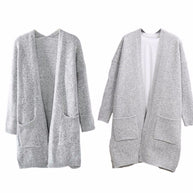 Damen Strickcardigan mit tiefen Taschen und lässigem Schnitt WW