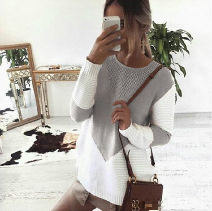 Damen Strickpullover mit strukturiertem Oberteil und modernem Schnitt WW