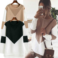 Damen Strickpullover mit strukturiertem Oberteil und modernem Schnitt WW