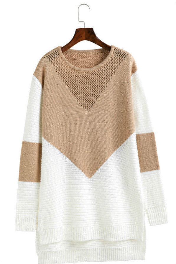Damen Strickpullover mit strukturiertem Oberteil und modernem Schnitt WW
