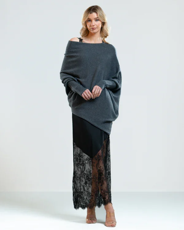 Mariemi™ - Asymmetrisch Drapierter Pullover