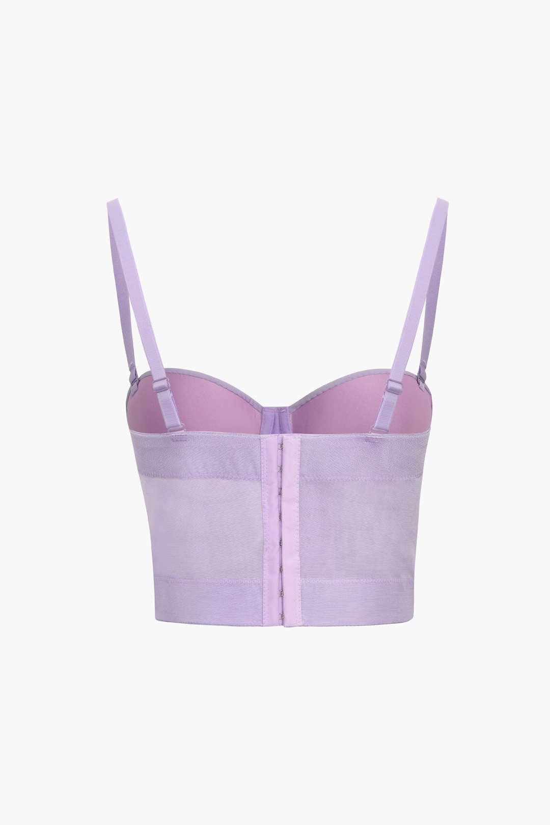 W&W Mode | Figurbetontes Bustier Top Mit Bügel Cups Und Transparenter Mesh Struktur