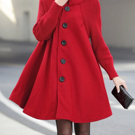 Extra große lange Jacke