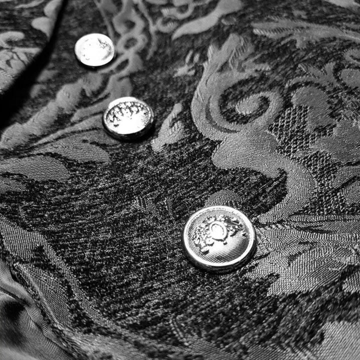 W&W Mode | Viktorianisch Inspirierter Frack Mit Geprägtem Brokatmuster
