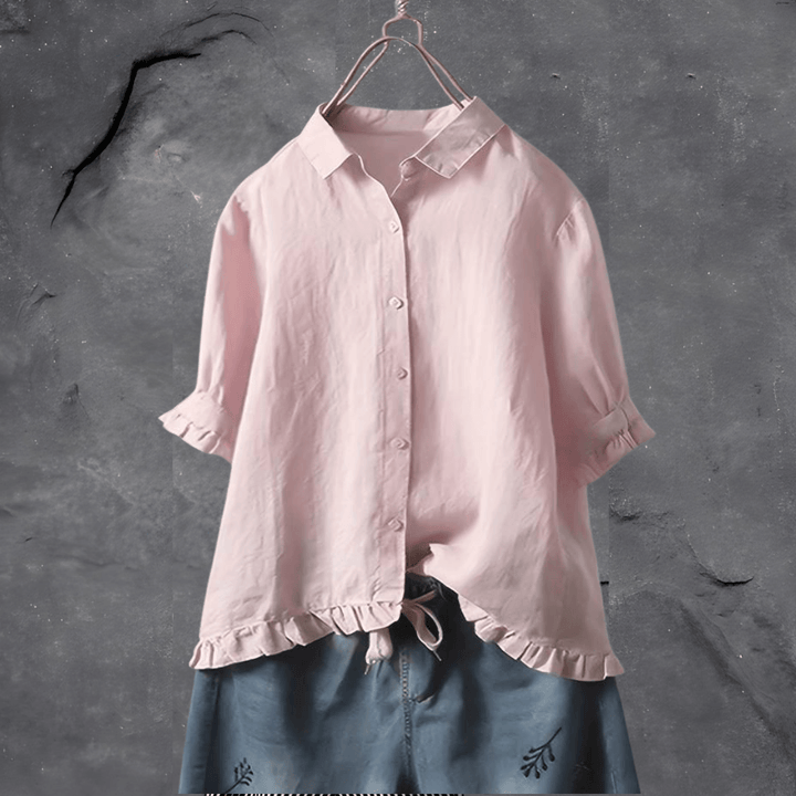W&W Mode | Bluse Mit Knöpfen Für Damen