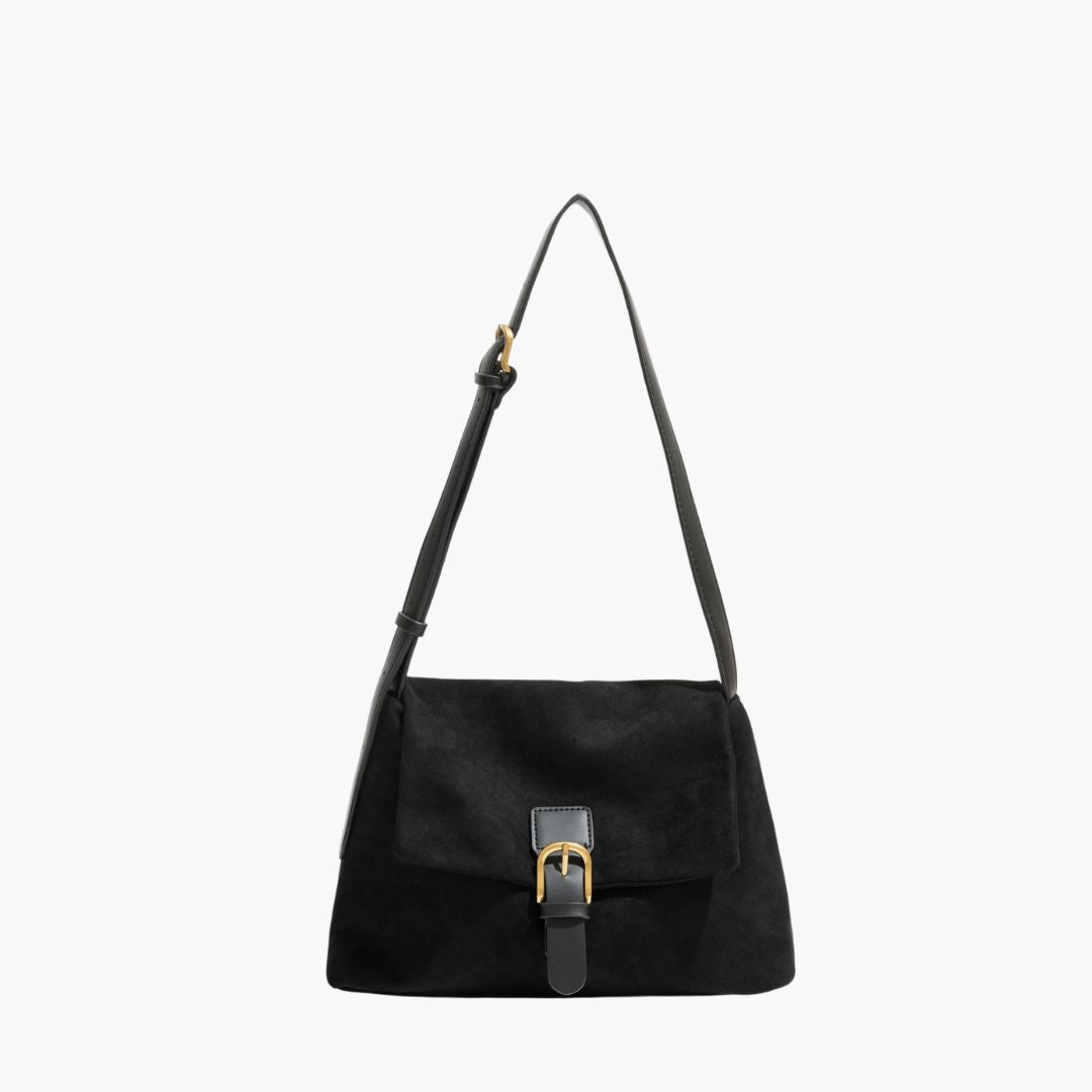 WW | Wildleder Schultertasche für Damen - Stilvolle und Luxus Handtasche