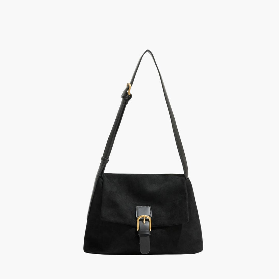 WW | Wildleder Schultertasche für Damen - Stilvolle und Luxus Handtasche
