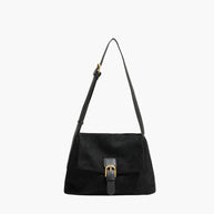 WW | Wildleder Schultertasche für Damen - Stilvolle und Luxus Handtasche
