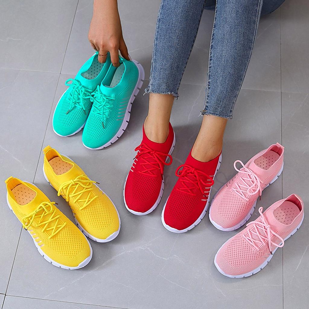 WW - Lebendiges Mesh, leichte, bequeme Sport-Sneaker | Comfort Fit Casual Sport Sneakers damen