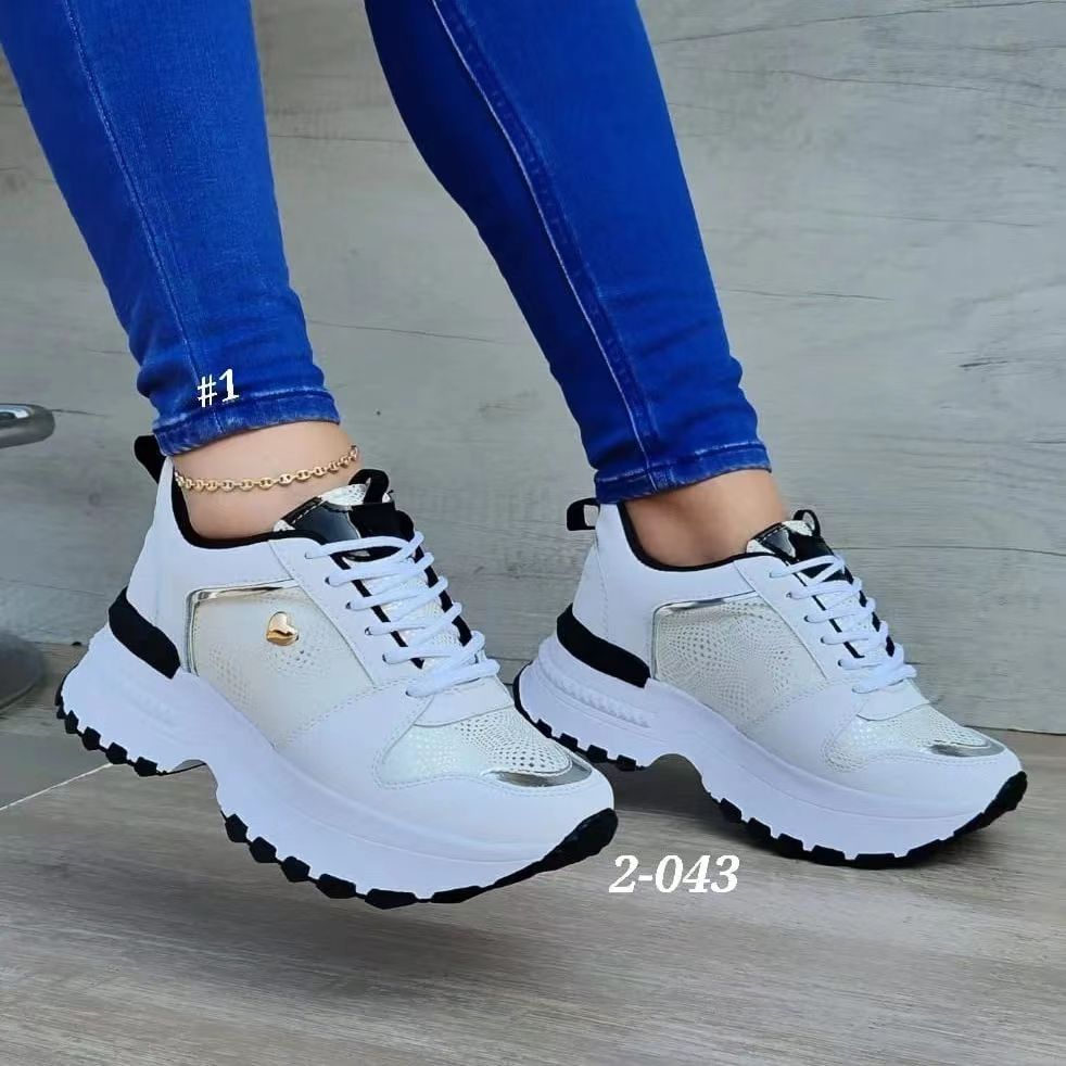 WW | Modische Damen Sneaker Mit Absatz