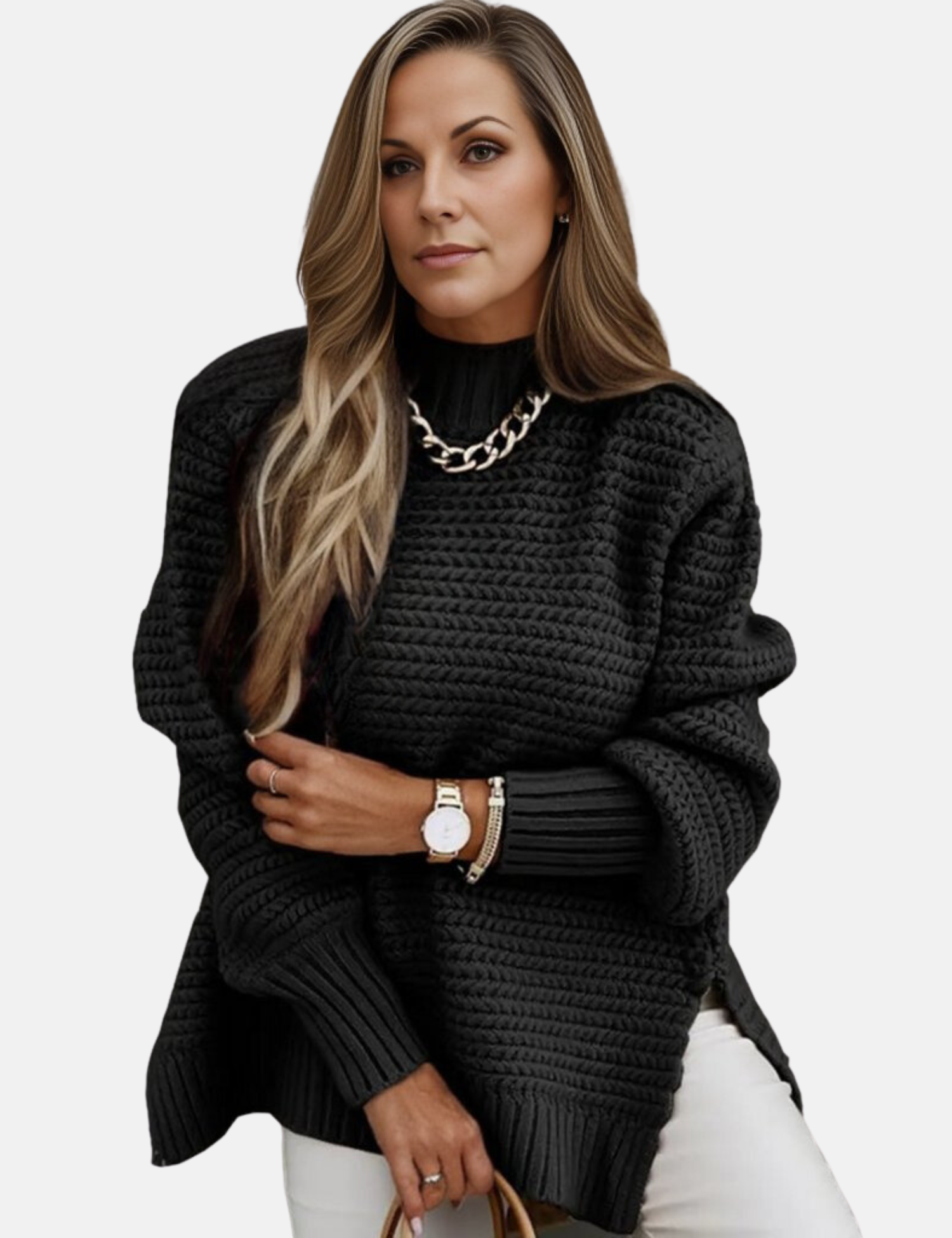 WW Pullover | Weicher Gestrickter Pullover für Damen