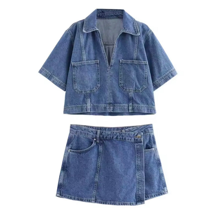 W&W Mode | Trendiges Denim Satz Urban Chic
