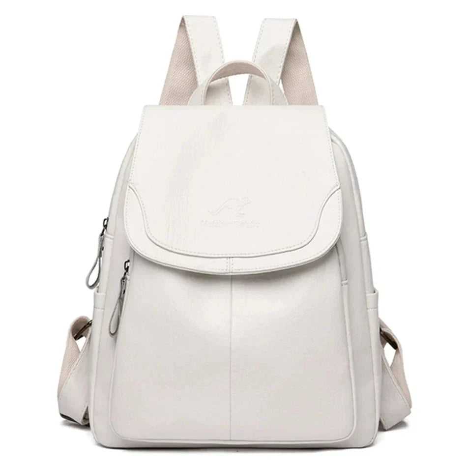 WW | Diebstahlsichere Leder Rucksack