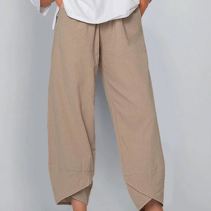 W&W Mode | Damenhose Leichte Baumwoll Und Leinen Damen Sommer Komfort