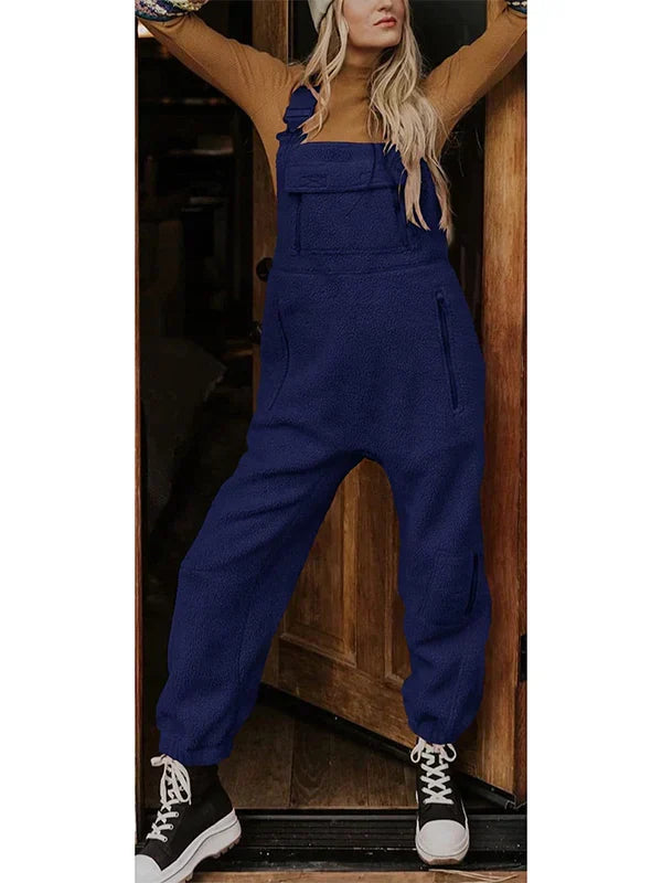 W&W Mode | Thermo-Overall aus Fleece mit Reißverschlusstaschen für Frauen