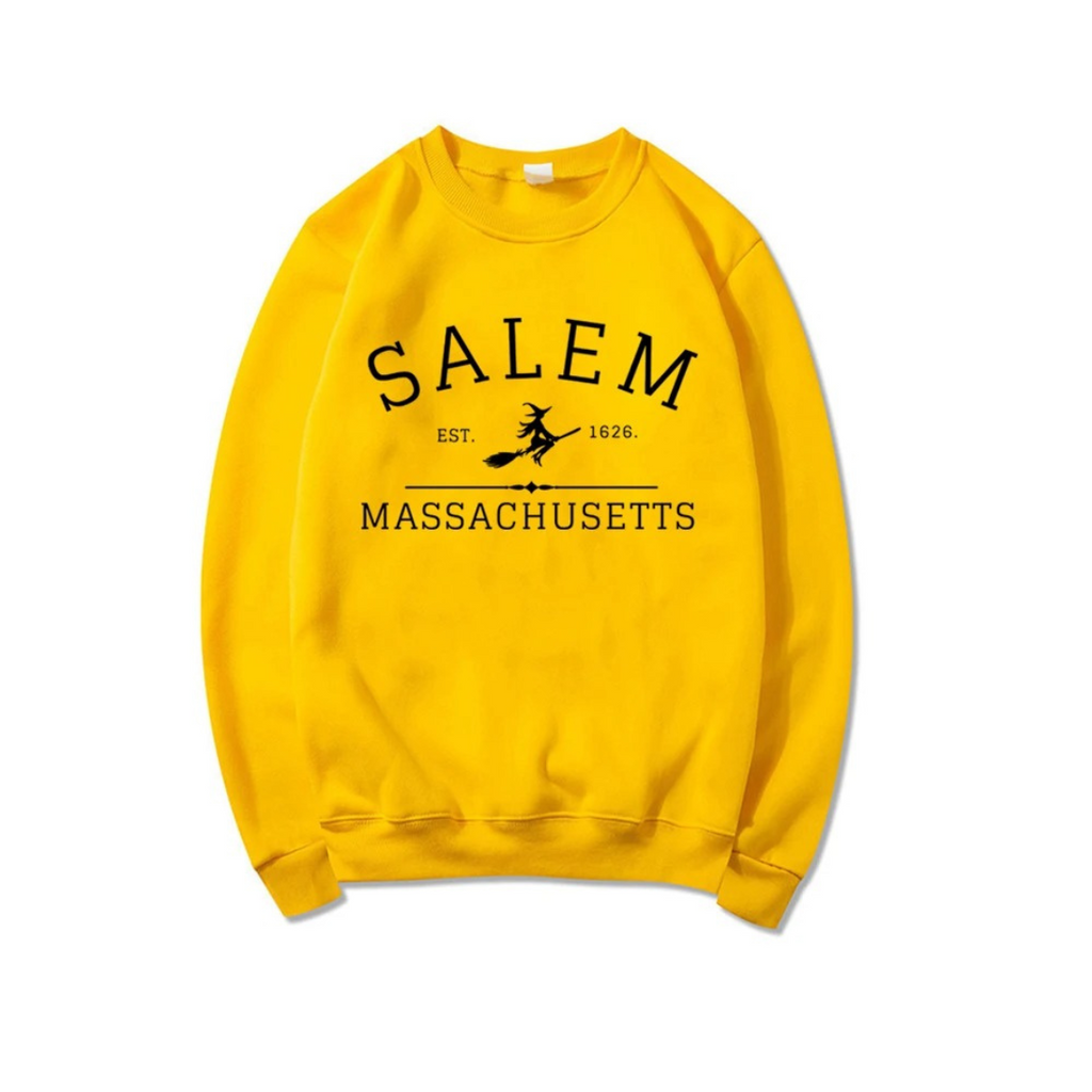 WW | Bequeme Grafik Sweatshirt mit Salem Druck Damen Pullover