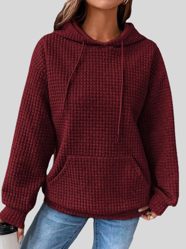 WW | Damen Pullover Hoodie mit Kordelzugkapuze