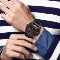WW | Luxe Navigator Uhr Lederband