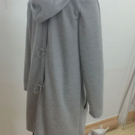 WW | Lange Strickjacken Für Damen Eleganter Strickjacke Mit Kapuze Und Knöpfen