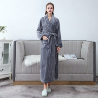WW | Wunderschöner Langer Flanell-Bademantel für Paare