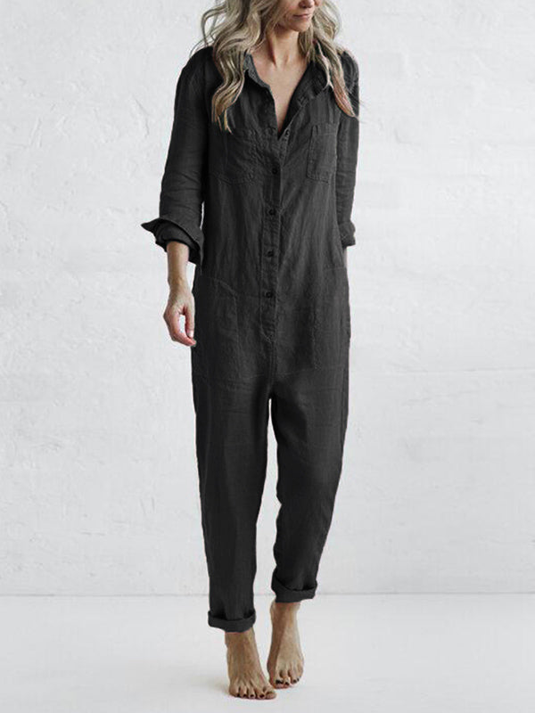 W&W Mode | Langärmeliger Jumpsuit