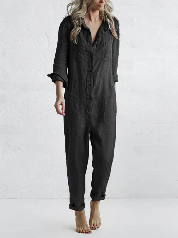 WW | Leinen-Overall
