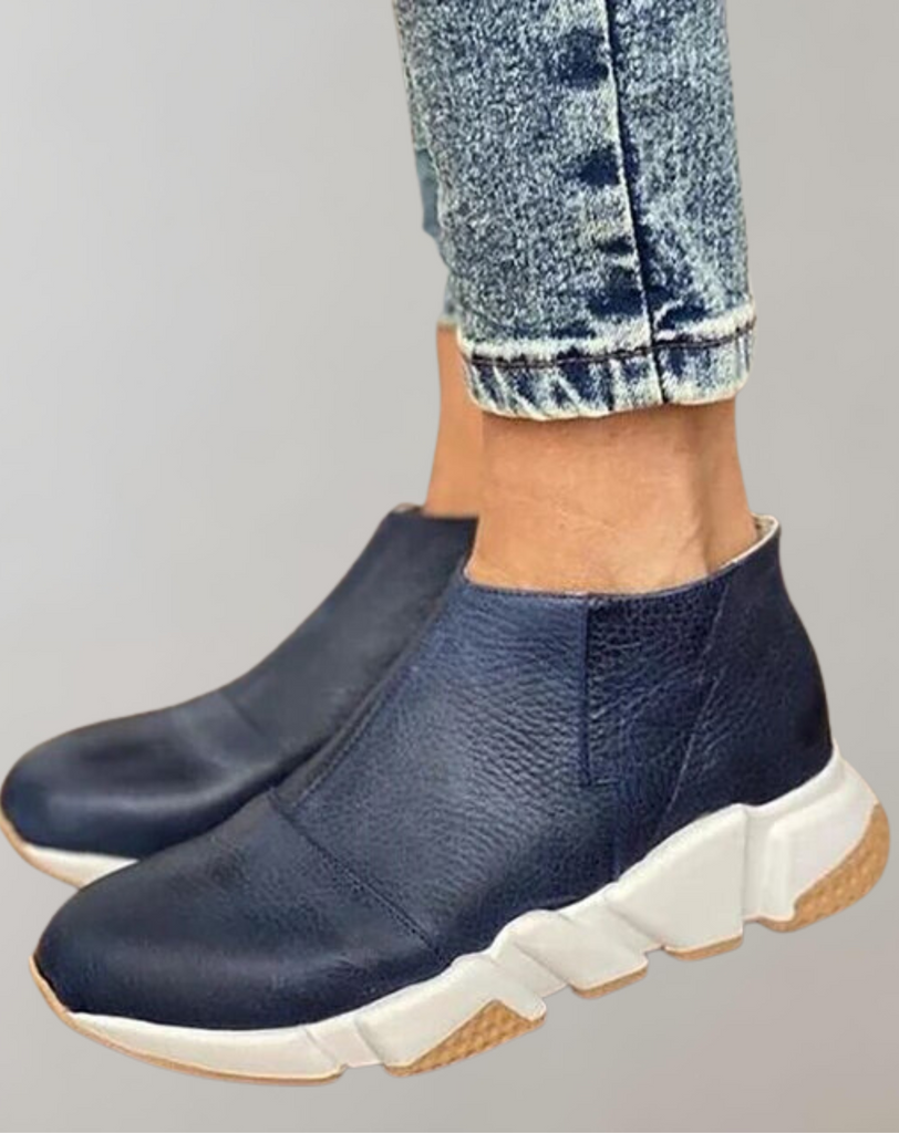 WW | Damen Plateau Stiefeletten Ortopedical