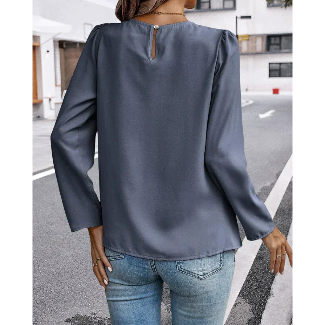 W&W Mode | Rüschentop mit Puffärmeln für Damen - Elegant und Trendy