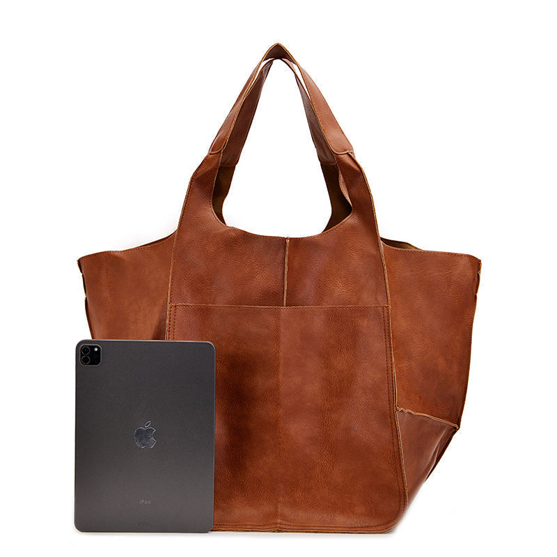 WW | Überdimensionale Leder Schultertasche für Damen