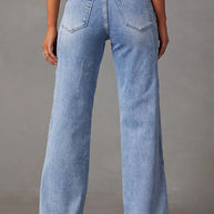 WW | Rosiedress Zeitlose Zerlegte Gerade Bein Splice Jeans