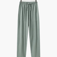 WW | Leichte Slim Fit Herren Sommer Leinenhose Mit Kordelzug