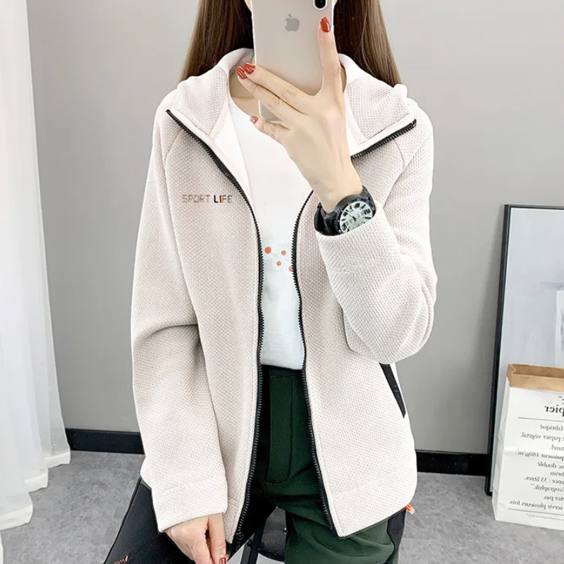 W&W Mode | Fleecejacke Damen, Leicht Und Atmungsaktiv Mit Reißverschluss