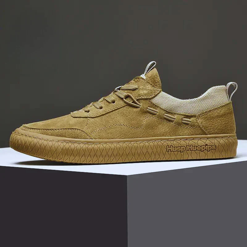 WW | Wildleder Sneakers Mit Textur Sohle