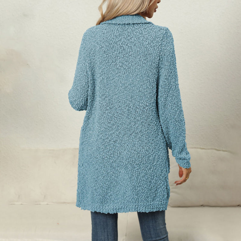 WW | Lässiger Einfarbiger Cardigan