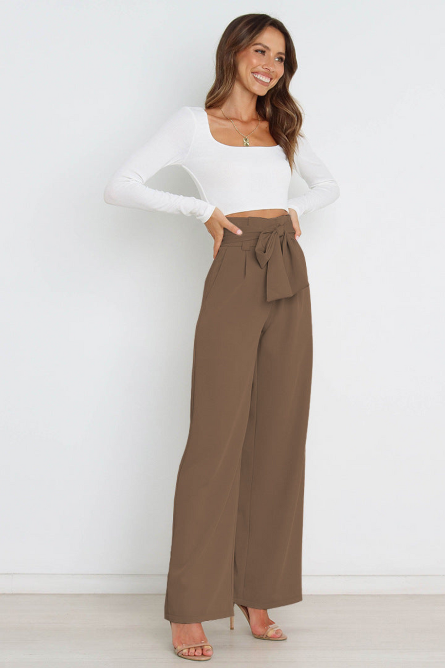 WW | Leinenhose Für Frauen Lang