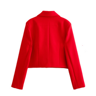 WW | Bomberjack Damen Kurzjacke mit Vier Fronttaschen und Minimalistischem Design