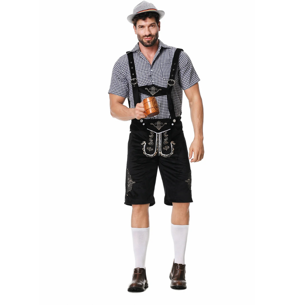 WW | Lederhosen Für Herren Mit Kniehose Und Trägern Bayrisches Outfit