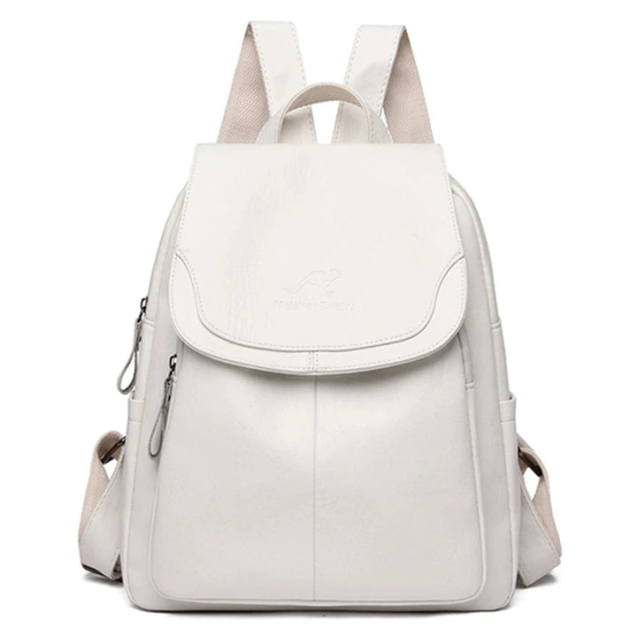 W&W Mode - Diebstahlsicherer Lederrucksack für Damen Sicheres Design